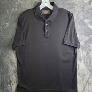 BOSS Men's Black Polo Shirt
